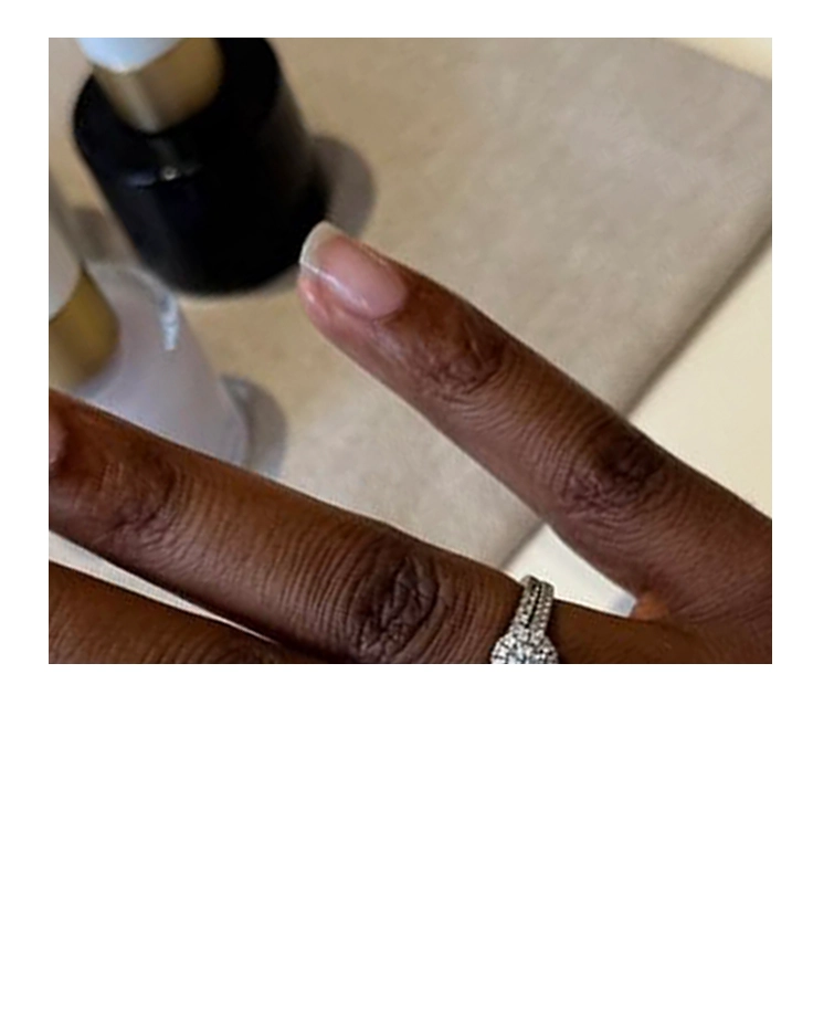 polaroid d'ongles naturels